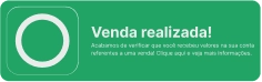 Imagem de notificação de venda flutuante.