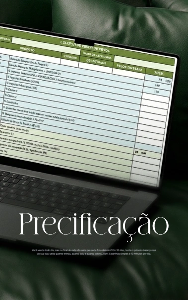 Capa do Produto de Precificação do produto da Lorrane Neto.