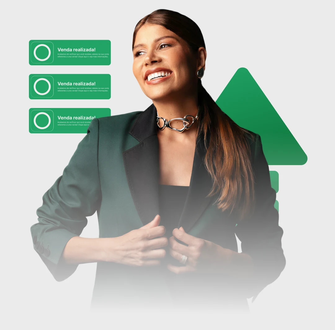 Imagem da Lorrane Neto com Blazer verde escuro.